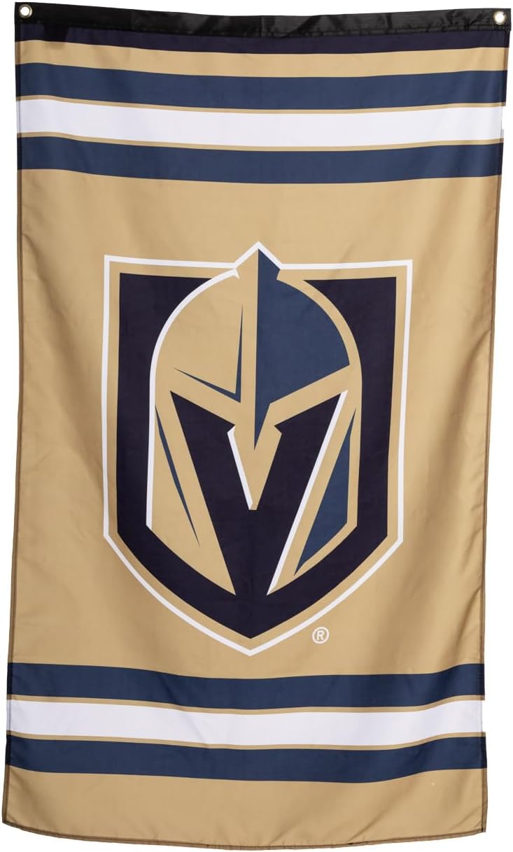 Calhoun NHL Officially Licensed Indoor Team Logo Wall Banner - Vegas Golden Knights (30" by 50") - Image 1